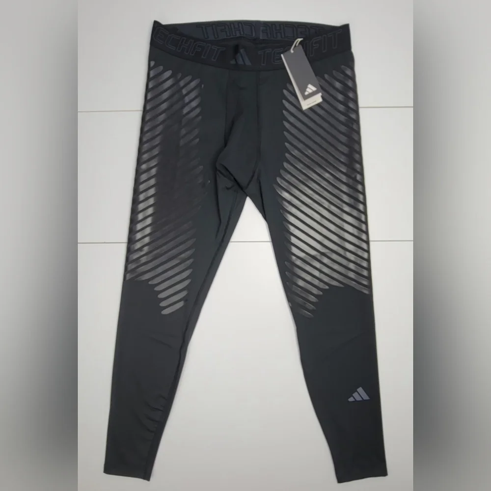 adidas Techfit Control Tights Rheon Training Compression Pants Men Sz 4XL HS9812